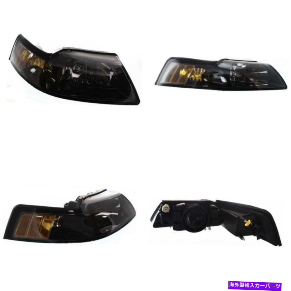 USヘッドライト FO2503177C HEADLIGHT 01-04フォードマスタングキャプシェーパーサイド FO2503177C Headlight for 01-04 Ford Mustang CAPA Passenger Side【並行輸入品】
