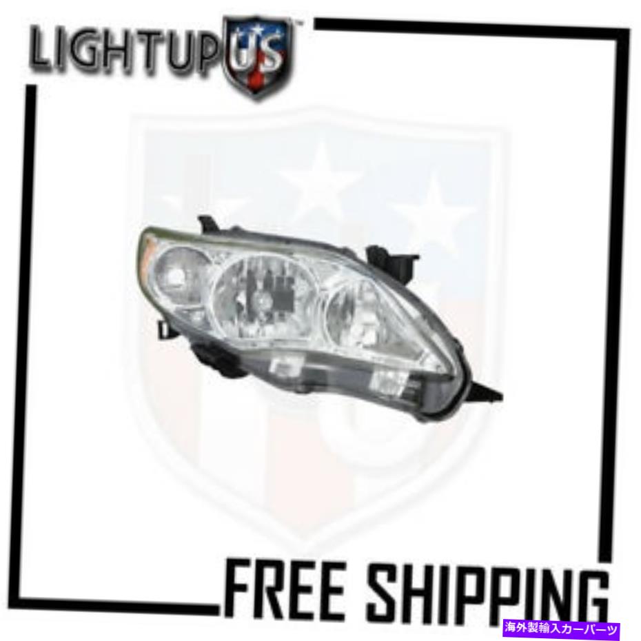 USヘッドライト ヘッドライトヘッドランプ11-13 Corolla North America Built Headlights Headlamps Right Only for 11-13 Corolla North America Built【並行輸入品】