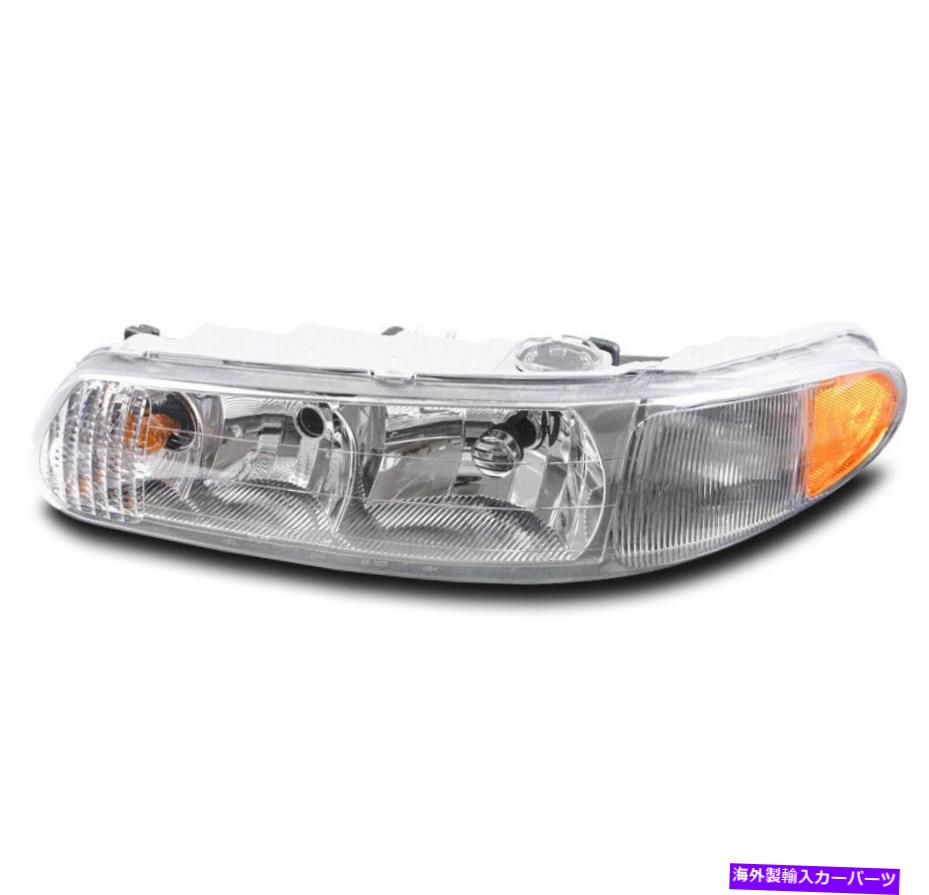 USヘッドライト 97-04ビュイックセンチュリー/リーガルヘッドライトランプクロームドライバー左サイドOEスタイル FOR 97-04 BUICK CENTURY/REGAL HEADLIGHT LAMP CHROME DRIVER LEFT SIDE OE STYLE【並行輸入品】