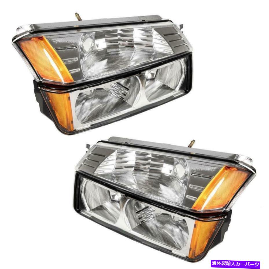USヘッドライト 2ピースヘッドライト新しく、良い状態にフィット2002-2006アバランシェ1500 2pcs Headlights New and in a good condition fit 2002-2006 Avalanche 1500【並行輸入品】