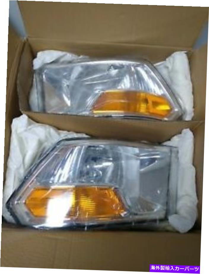 USヘッドライト 2009-2012ドッジRAM 1500 2500 3500 3500クリアヘッドライトヘッドランプセット 2009-2012 Dodge Ram 1500 2500 3500 Clear Headlights Head Lamps Set【並行輸入品】
