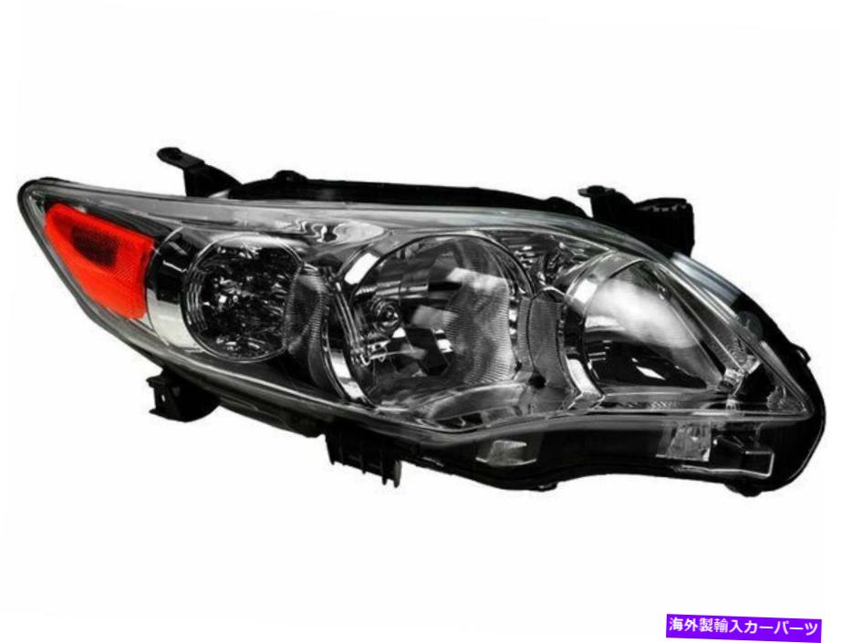 USヘッドライト 2011-2013トヨタカローラヘッドライトアセンブリ294720102010 For 2011-2013 Toyota Corolla Headlight Assembly Right 29472TY 2012【並行輸入品】