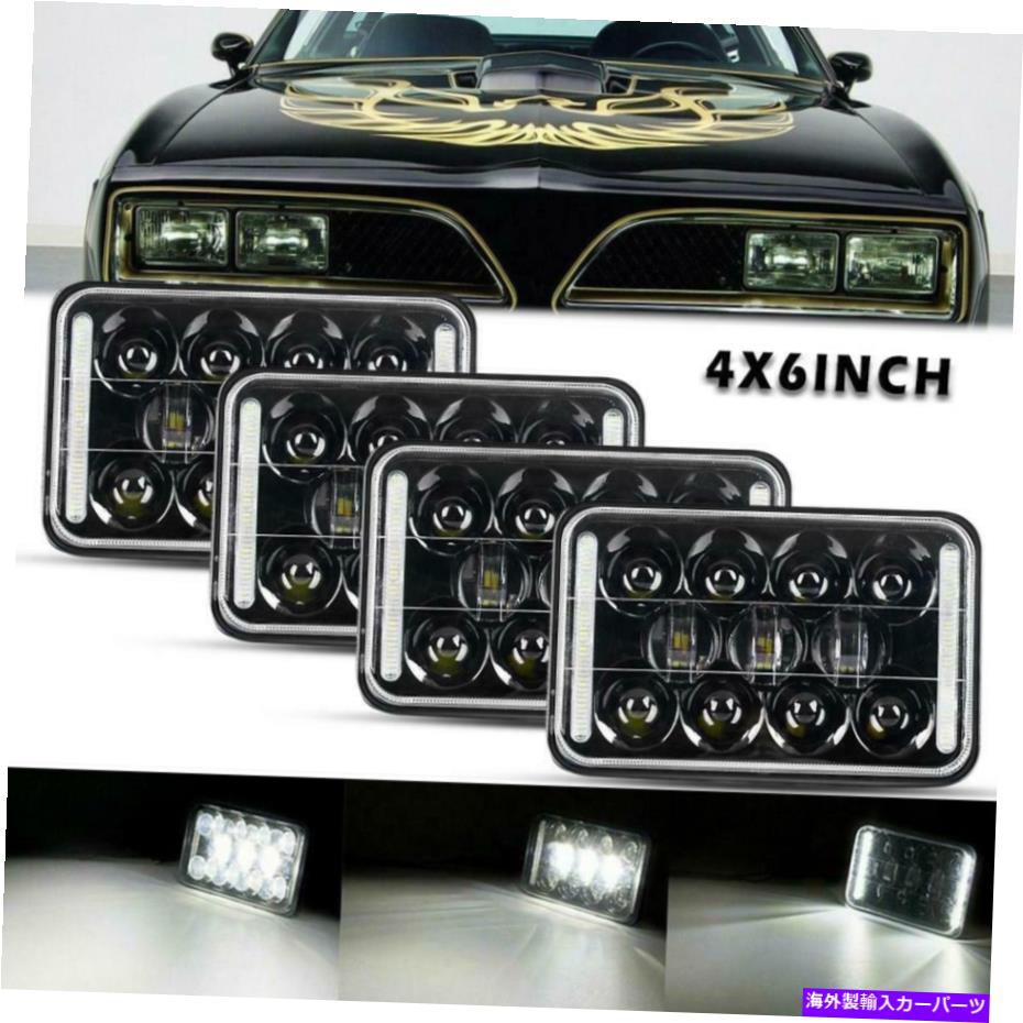 USヘッドライト 1976 - 1995年のPontaic Firebirdのための4ピース4x6 \
