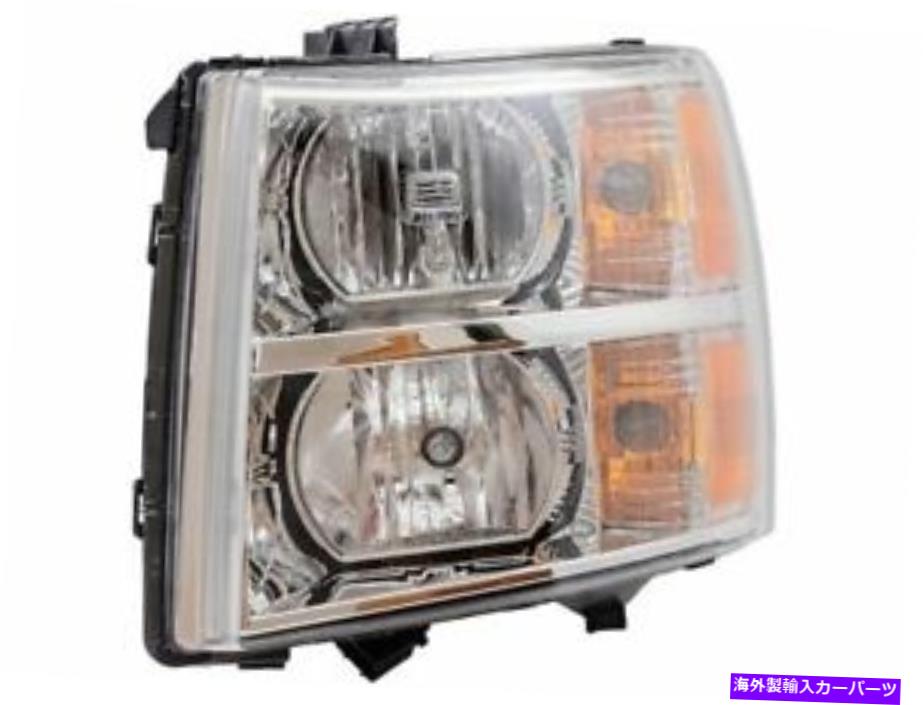 USヘッドライト Brock 65SM47W左ヘッドライトアセンブリは2007-2014 Chevy Silverado 3500 HD Brock 65SM47W Left Headlight Assembly Fits 2007-2014 Chevy Silverado 3500 HD【並行輸入品】