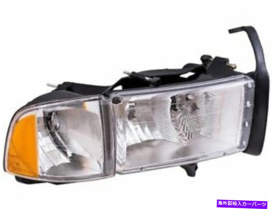 USヘッドライト Brock 97JG14B右ヘッドライトアセンブリは1999-2002ドッジRAM 3500に合う Brock 97JG14B Right Headlight Assembly Fits 1999-2002 Dodge Ram 3500【並行輸入品】