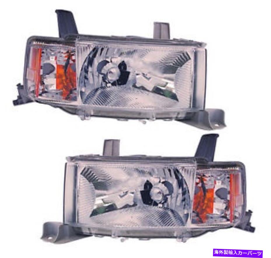 USヘッドライト 2004年2005年2006年のSCION XBヘッドライトペアセット For 2004 2005 2006 Scion Xb Headlights Pair Set【並行輸入品】