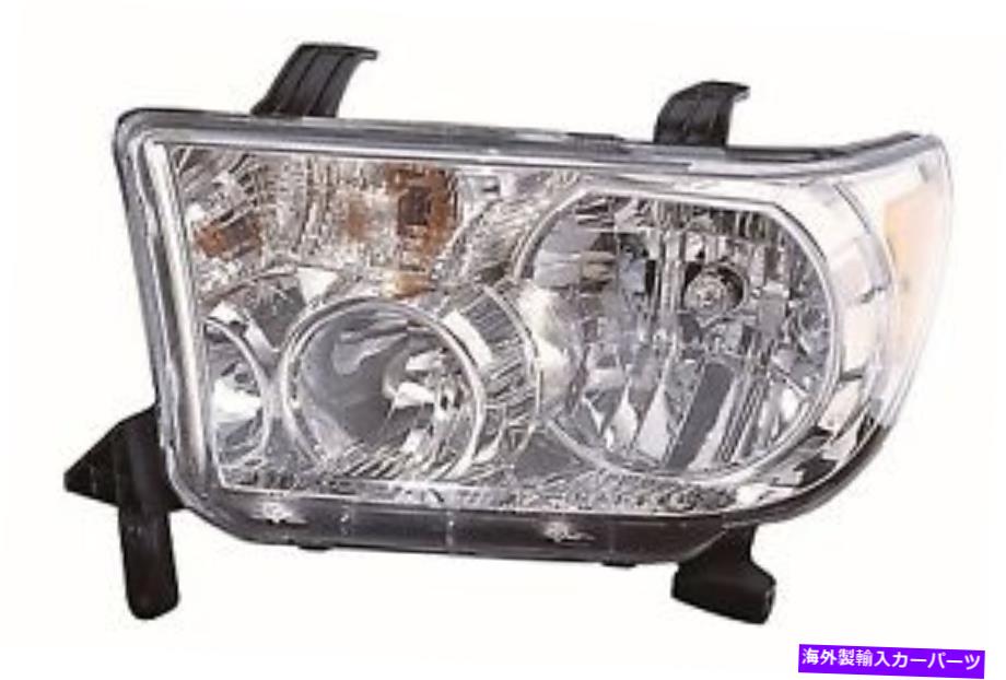 USヘッドライト 2007-2013トヨタツンドラのためのシーモーヘッドライトヘッドランプ運転者側 For 2007-2013 Toyota Tundra|Sequoia Headlight Headlamp Driver Side【並行輸入品】