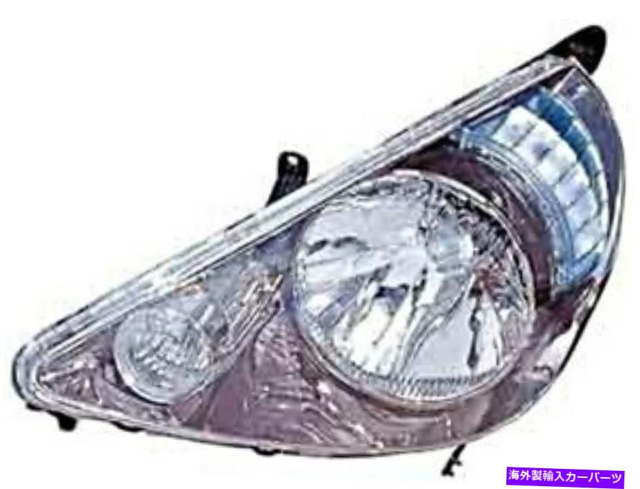USヘッドライト ヘッドライトフロントランプは左のLH Honda Fit Jazz Hatchback 2002-2004 Headlight Front Lamp Fits LEFT LH HONDA Fit Jazz Hatchback 2002-2004【並行輸入品】