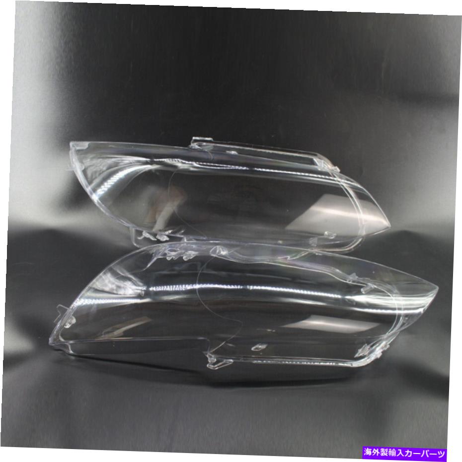 USヘッドライト 06-10 BMW E92 E93クーペM3左右ヘッドライトレンズカバーの交換 2X For 06-10 BMW E92 E93 Coupe M3 Left & Right Headlight Lens Cover Replacement【並行輸入品】