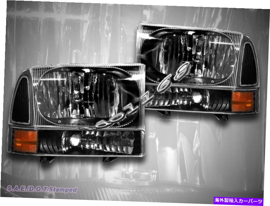USヘッドライト F250 F350 Excursion Headlights + Corner Lights 2003 1999-2004 F250 F350 EXCURSION HEADLIGHTS + CORNER LIGHTS 2003【並行輸入品】