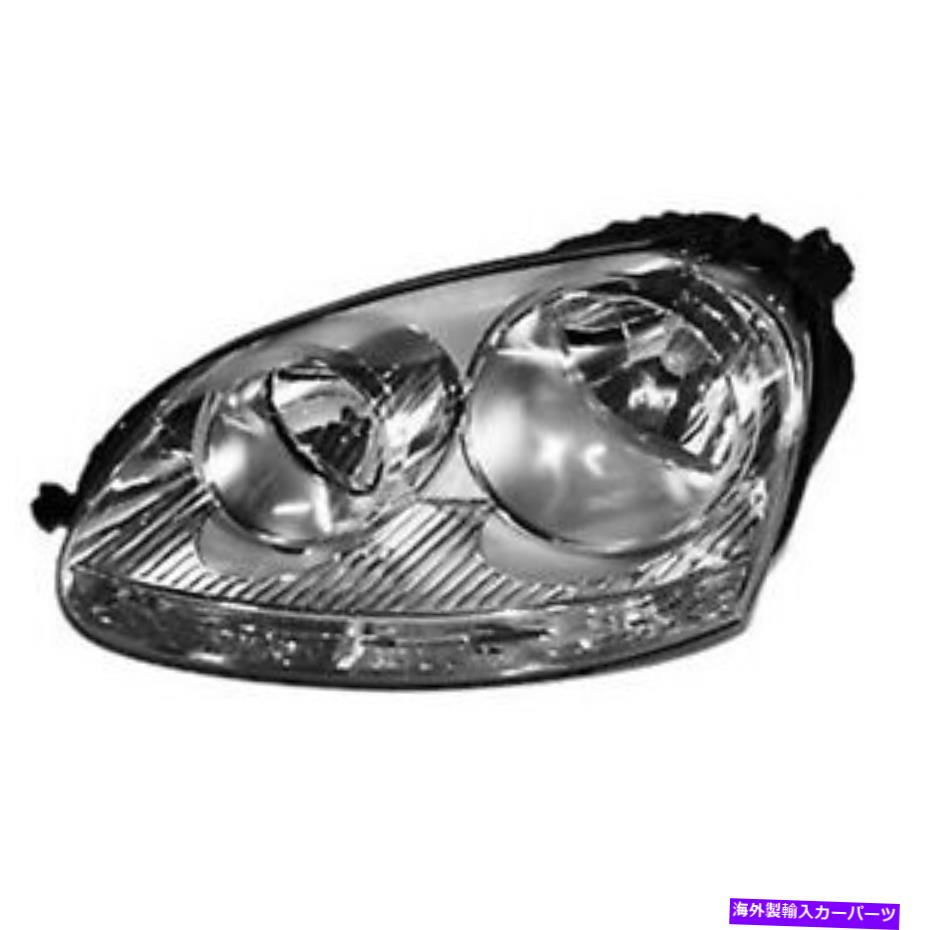 USヘッドライト Headlight Halogen Capaは2005-2010 Volkwagon Jetta Sedanのための運転手側を残しました Headlight Halogen CAPA Left Driver Side For 2005-2010 Volkwagon Jetta Sedan【並行輸入品】