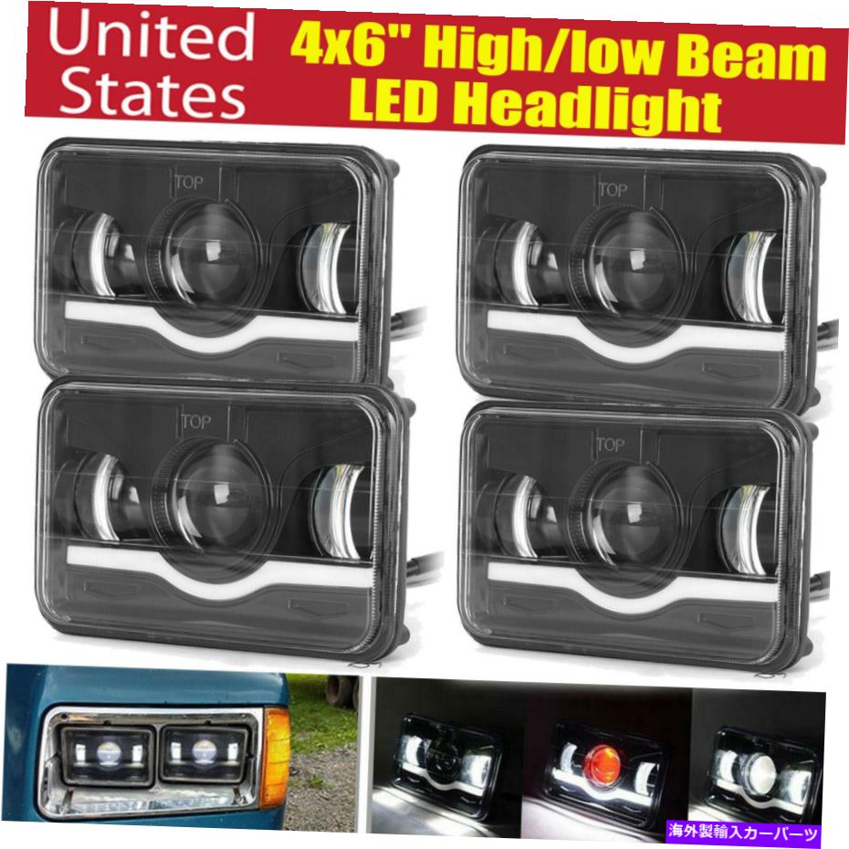 USヘッドライト DOT承認された300W 4×6 \