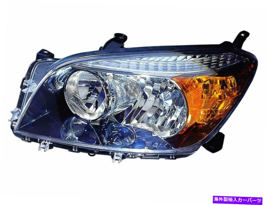 USヘッドライト Headlight 2006 2007 2008 2008 RAV4ブラックスポーツドライバ左LH側TO2518107C For Headlight 2006 2007 2008 RAV4 Black Sport Driver Left LH Side TO2518107C【並行輸入品】