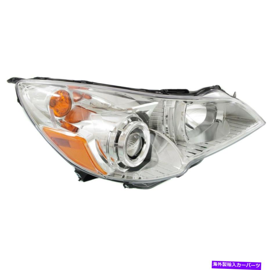 USヘッドライト 2011年2011年2011年2011年2011年2011年2012年のスバルアウトバック Headlight For 2010 2011 2012 Subaru Outback Right With Bulb and Wiring Harness【並行輸入品】