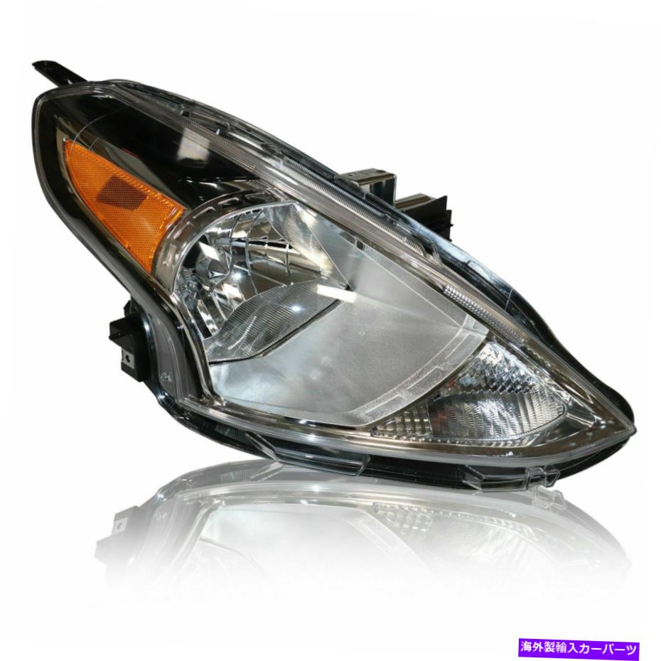 USヘッドライト 2015-2019日産のためのヘッドライト逆換信客の右側（フィット：日産逆） Headlight For 2015-2019 Nissan Versa Passenger Right Side (Fits: Nissan Versa)【並行輸入品】