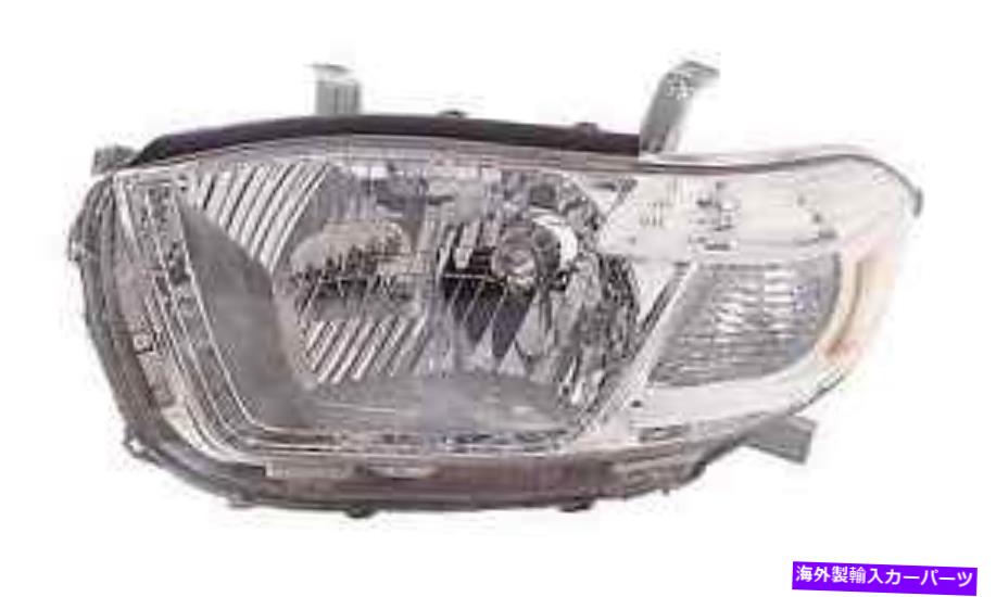 USヘッドライト Highlander 2008 2009 2009 2010 USのための新しい左のドライバーのヘッドライトライト New left driver headlight light for Highlander 2008 2009 2010 US built【並行輸入品】