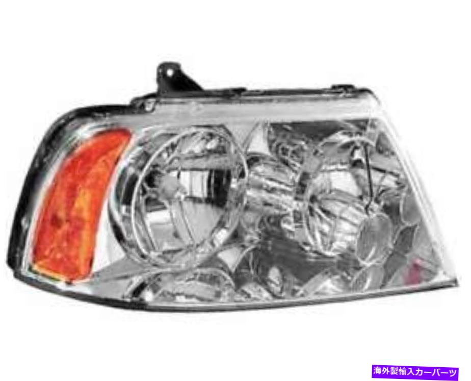USヘッドライト 04-06リンカーンナビゲータのためのハロゲンヘッドライトアセンブリ右助手席側 Halogen Headlight Assembly Right Passenger Side for 04-06 Lincoln Navigator【並行輸入品】