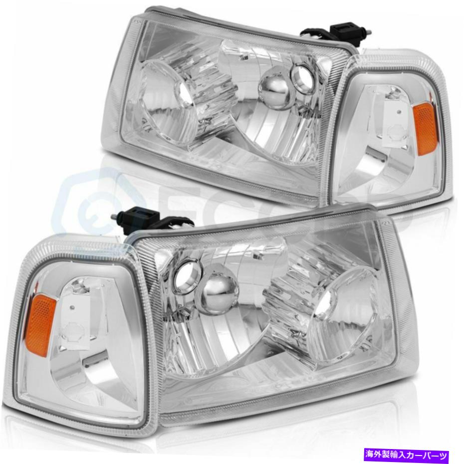 USヘッドライト 2001-2011フォードレンジャーヘッドライトアセンブリペアセットドライバー+旅客辺 For 2001-2011 Ford Ranger Headlights Assembly Pair Set Driver + Passenger Sides【並行輸入品】