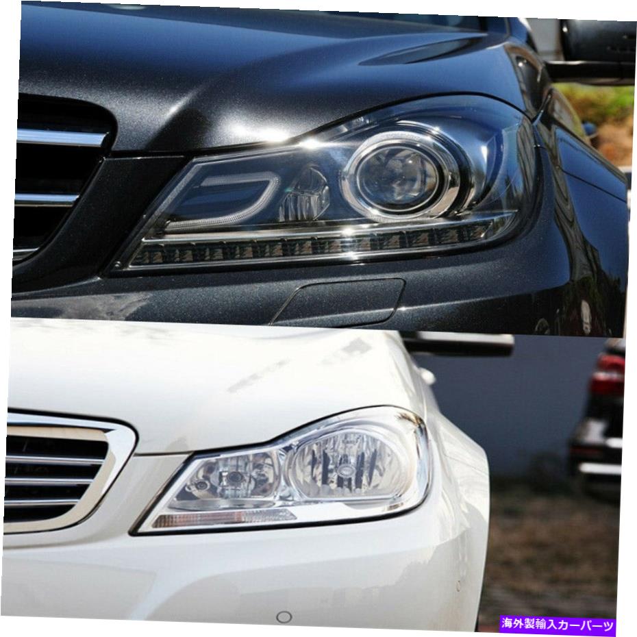 USヘッドライト メルセデスベンツCクラスW204 11-15のための左側のクリアヘッドライトカバーレンズフィット Left Side Clear Headlight Cover Lens Fit for Mercedes Benz C Class W204 11-15【並行輸入品】