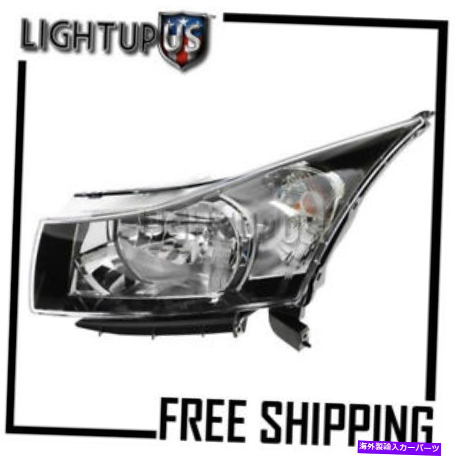 USヘッドライト 2011-2012シボレークルーズ右乗客RHクロームトリムヘッドランプヘッドライト 2011-2012 CHEVROLET CRUZE Right Passenger RH Chrome Trim Headlamp Headlight【並行輸入品】