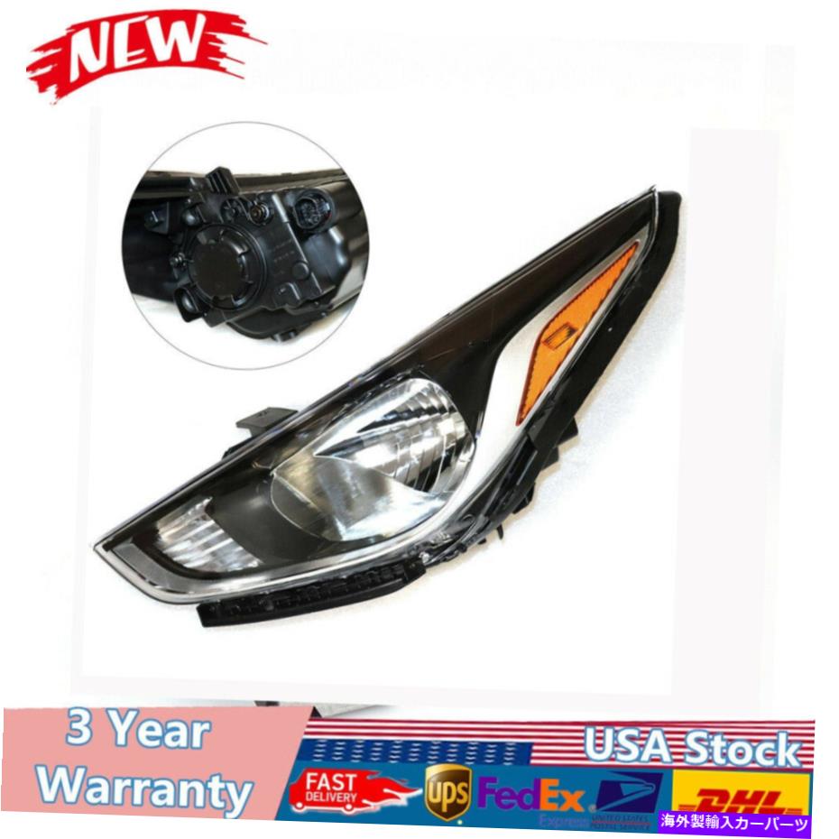 USヘッドライト 左側ハロゲンH4ヘッドライトヘッドランプアセンブリ収集18-2020 Hyundaiアクセント Left Side Halogen H4 Headlight Headlamp Assembly Fits 18-2020 Hyundai Accent【並行輸入品】