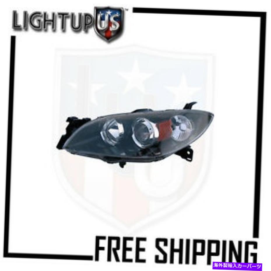 USヘッドライト フィット04-09マツダ3セダン4ドアヘッドライトヘッドランプのみ Fits 04-09 Mazda 3 Sedan 4 Door Headlights Headlamps Left Only【並行輸入品】