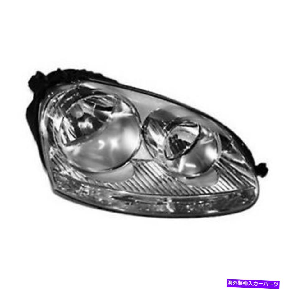 USヘッドライト Headlight Halogen Capa Capa right客のための右乗客Volkswagon Jettaセダン Headlight Halogen CAPA Right Passenger For 2005-2010 Volkswagon Jetta Sedan【並行輸入品】
