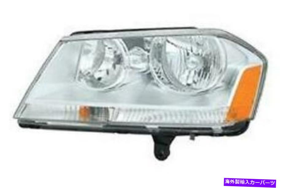 USヘッドライト 08 09 10 11 12 13 Dodge Avengerドライバヘッドライトクロムの背景 08 09 10 11 12 13 Dodge Avenger Driver Headlight Chrome background【並行輸入品】