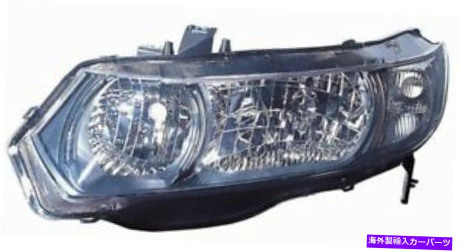 USヘッドライト ハロゲンヘッドライトヘッドランプ左の運転席側は2011年2011年ホンダシビッククーペ Halogen Headlights Headlamps Left Driver Side for 2010 2011 Honda Civic Coupe【並行輸入品】