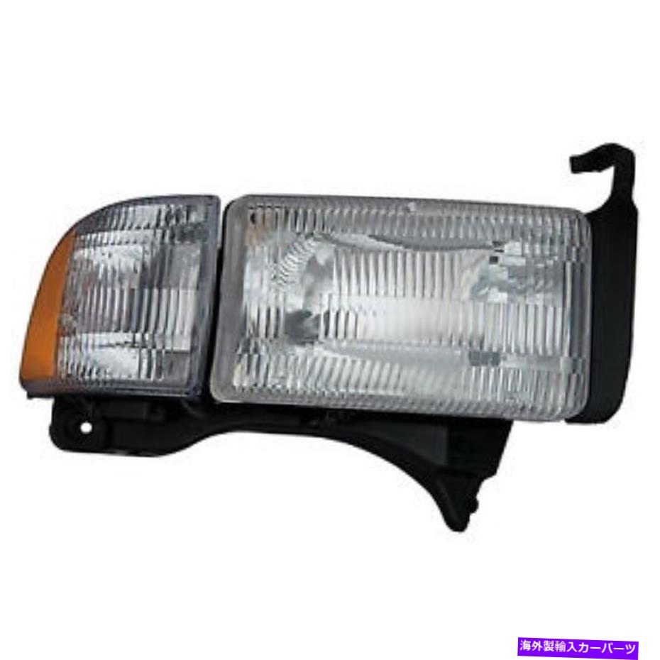 USヘッドライト ダッジ用交換用ヘッドライトアセンブリ（助手席側）CH2503101 Replacement Headlight Assembly for Dodge (Passenger Side) CH2503101【並行輸入品】