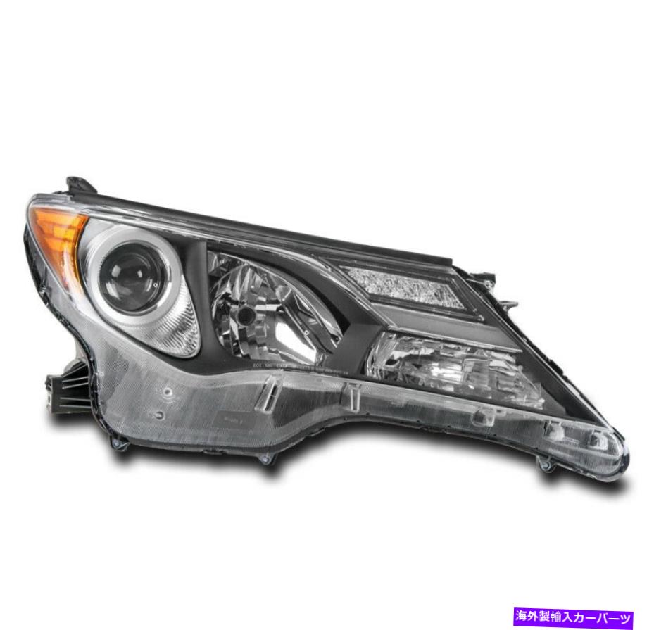 USヘッドライト 13-15トヨタRAV4交換用クロムプロジェクターヘッドライト旅客RH FOR 13-15 TOYOTA RAV4 REPLACEMENT CHROME PROJECTOR HEADLIGHT PASSENGER RIGHT RH【並行輸入品】