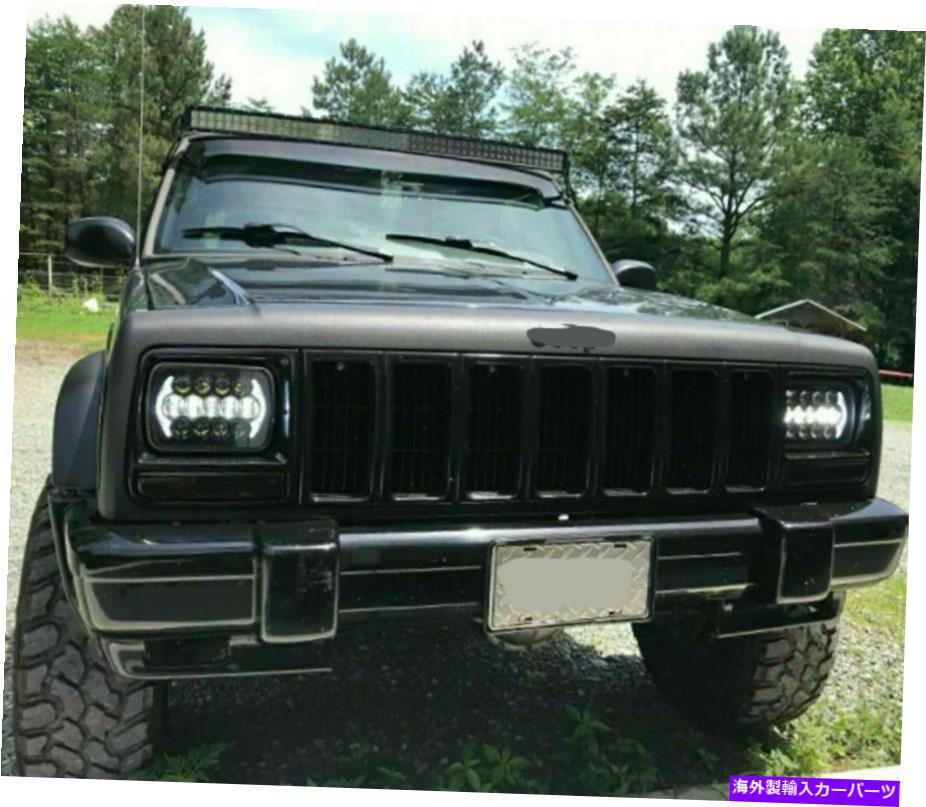 USヘッドライト 日産ピックアップハードディボディ1983-1997 7×6インチLEDヘッドライトHalo DRLターン信号 FITS Nissan Pickup Hardbody 1983-1997 7x6Inch LED Headlight Halo DRL Turn Signal【並行輸入品】