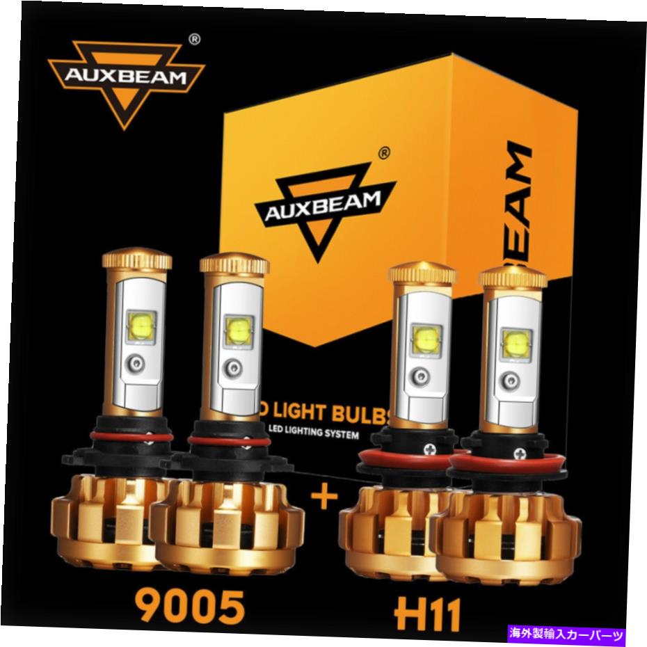 USヘッドライト Auxbeam H11 9005 LEDヘッドライトこんにちはLow Beam 2007 2007-2015 AUXBEAM H11 9005 LED Headlight Hi Low Beam For Chevy Silverado 1500 2007-2015【並行輸入品】