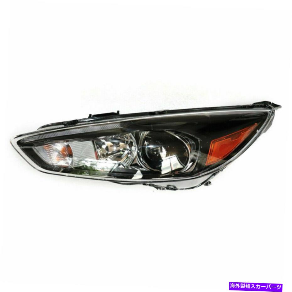 USヘッドライト 2015-2018フォードフォーカスヘッドライトヘッドランプ4ドアLED DRL右側60W 12V FOR 2015-2018 FORD FOCUS HEADLIGHTS HEADLAMPS 4-Door LED DRL RIGHT SIDE 60W 12V【並行輸入品】