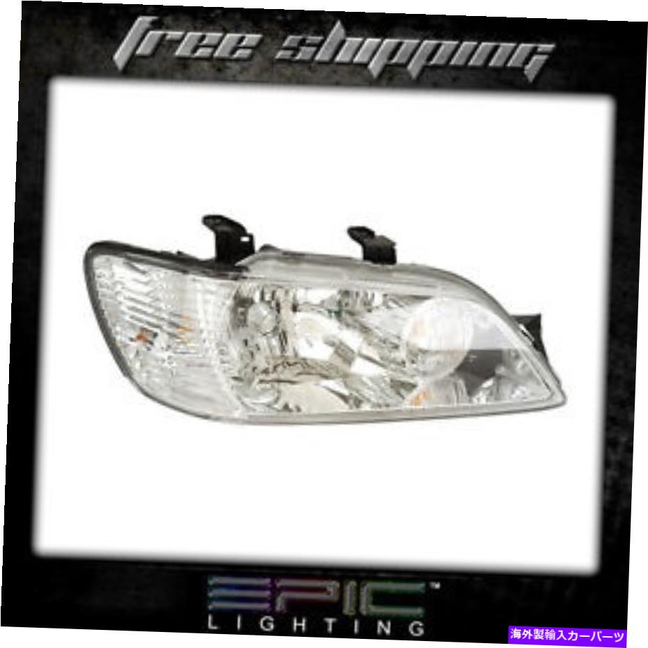 USヘッドライト 2002-03三菱ランサーヘッドライトヘッドランプ右乗客のみ Fits 2002-03 Mitsubishi Lancer Headlights Headlamps Right Passenger Only【並行輸入品】
