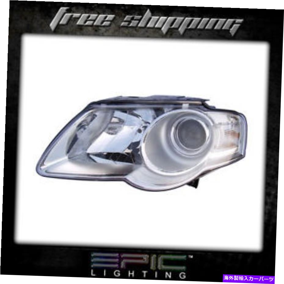 USヘッドライト FITS 2006-10フォルクスワーゲンパッセットヘッドライトヘッドランプ左のドライバのみ Fits 2006-10 Volkswagen Passat Headlights Headlamps Left Driver Only【並行輸入品】