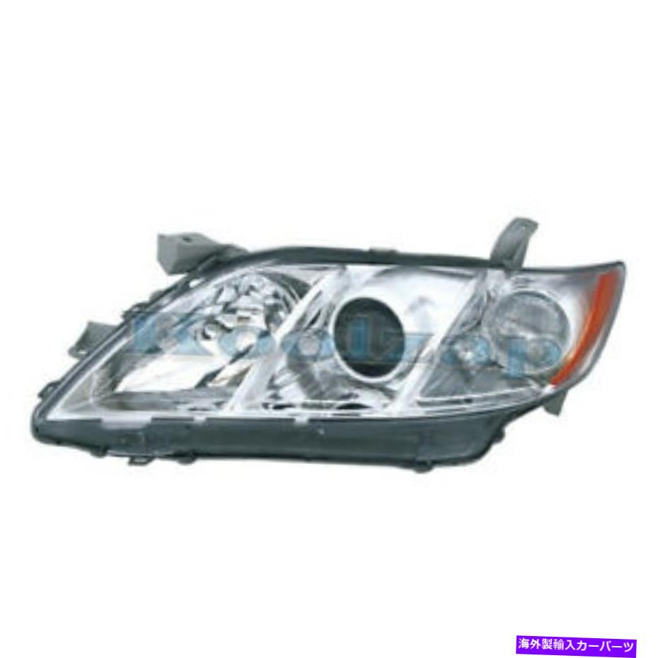 USヘッドライト 07-09カムリー米国製LE XLEヘッドライトヘッドランプヘッドライトランプ左ドライバー For 07-09 Camry USA Built LE XLE Headlight Headlamp Head Light Lamp Left Driver【並行輸入品】