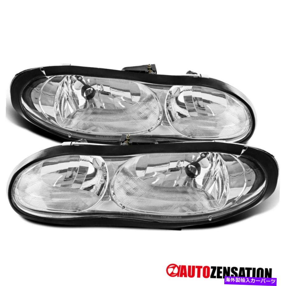 USヘッドライト 1998-2002のシボレーカマロベースZ28ヘッドライトランプ左+右98-02 For 1998-2002 Chevy Camaro Base Z28 Clear Headlights Lamps Left+Right 98-02【並行輸入品】