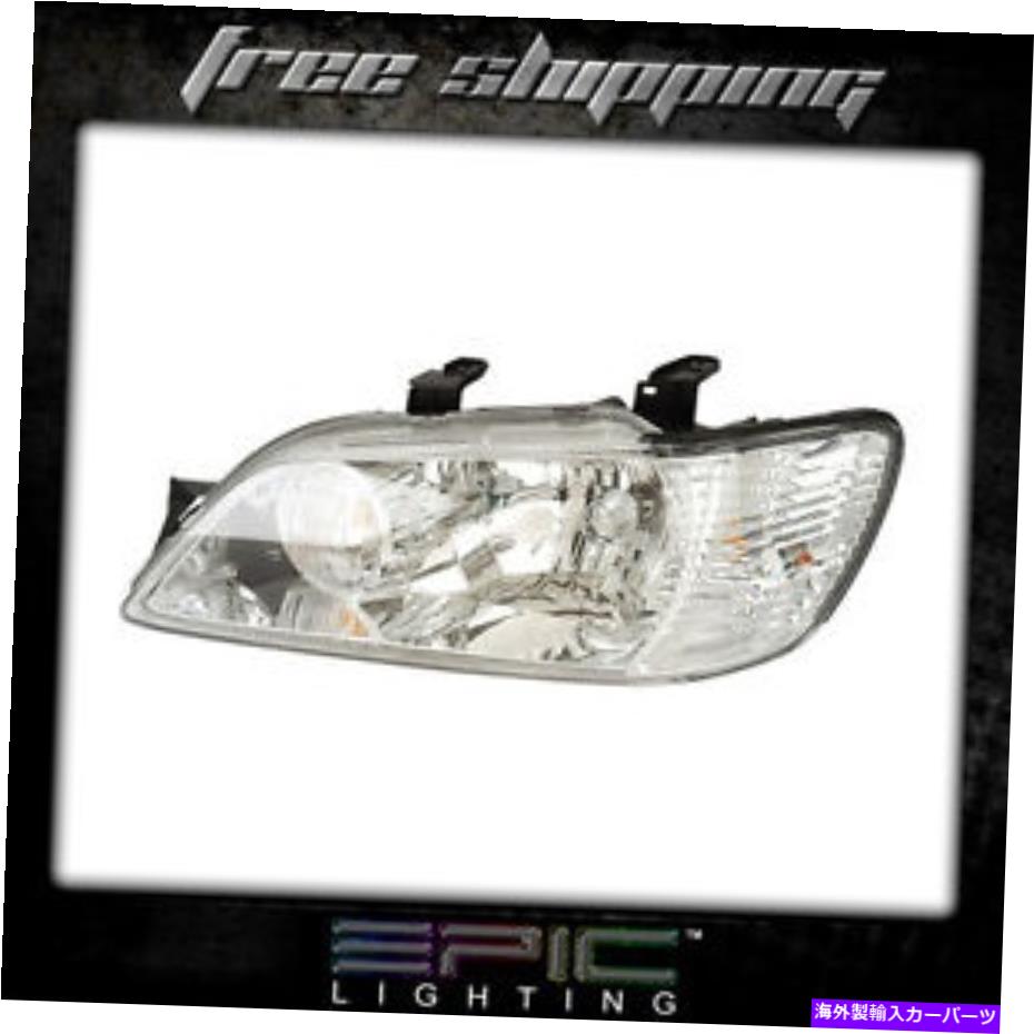 USヘッドライト 2002-03 Mitsubishi Lancerヘッドライトヘッドランプのみを残したもの Fits 2002-03 Mitsubishi Lancer Headlights Headlamps Left Driver Only【並行輸入品】