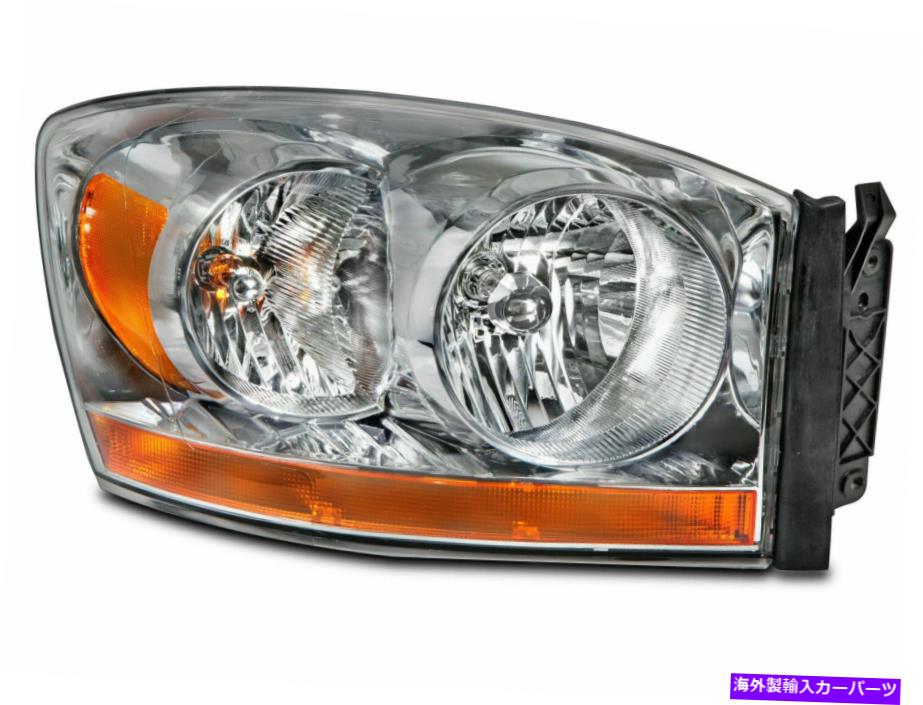 USヘッドライト Chrome Bezel Fits 2006 Dodge Ramピックアップ1500 Right RH Headlamp Assembly With Chrome Bezel fits 2006 Dodge Ram Pickup 1500【並行輸入品】