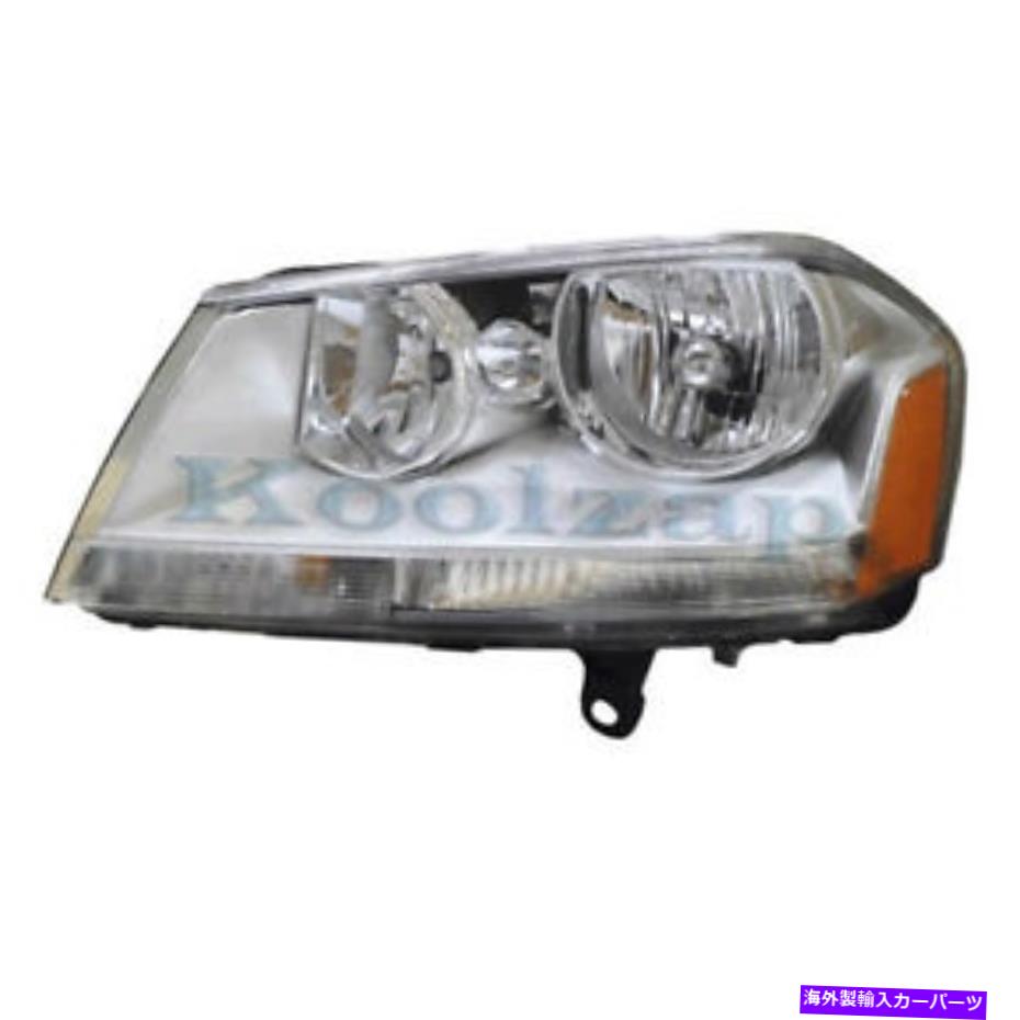 USヘッドライト 08-13 Avenger Sxt SEヘッドライトヘッドランプフロントヘッドライトランプ左の運転手側L 08-13 Avenger SXT SE Headlight Headlamp Front Head Light Lamp Left Driver Side L【並行輸入品】
