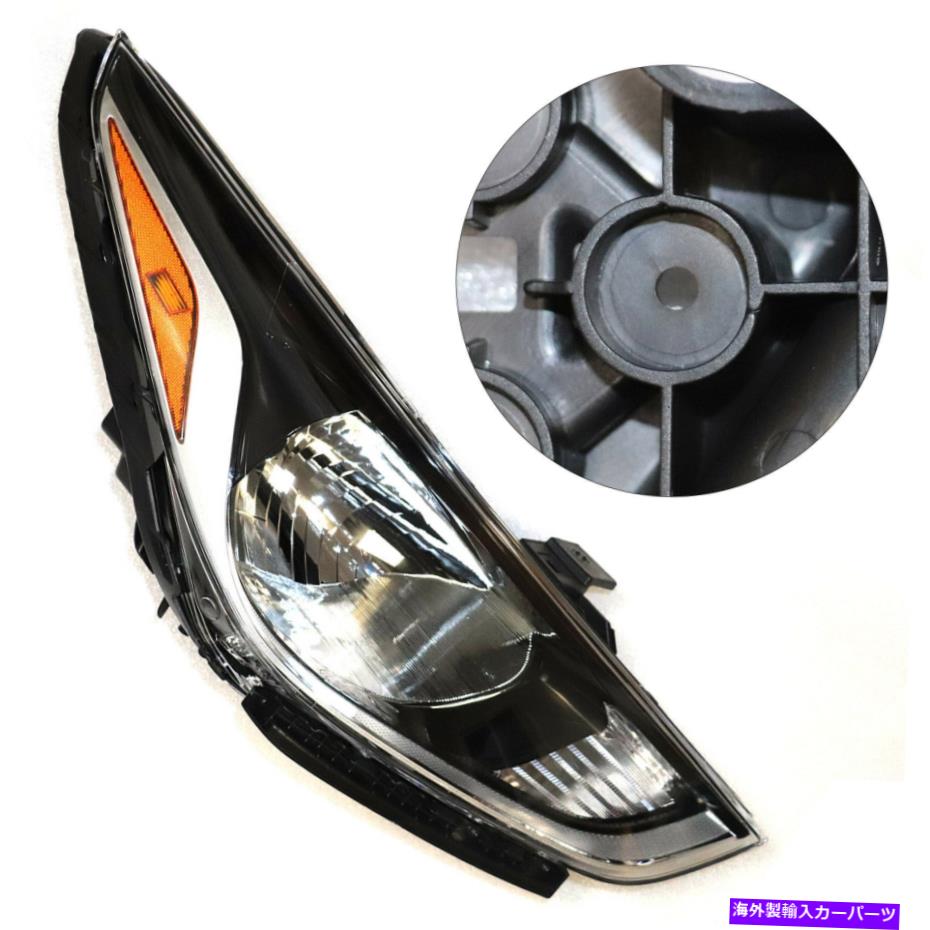USヘッドライト アメリカの旅客サイドハロゲンヘッドライトアセンブリ、2018-2020 Hyundaiアクセント USA Passenger Side Halogen Headlight Assembly,for 2018-2020 Hyundai Accent【並行輸入品】