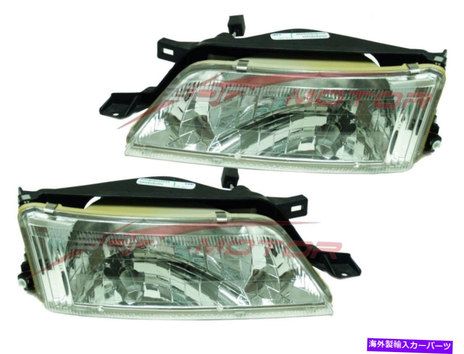 USヘッドライト 1997年 - 1999年日産マキシマヘッドライトランプドライバー＆旅客サイドLH + RH For 1997-1999 Nissan Maxima Head Lights Lamps Driver & Passenger Side LH+RH【並行輸入品】