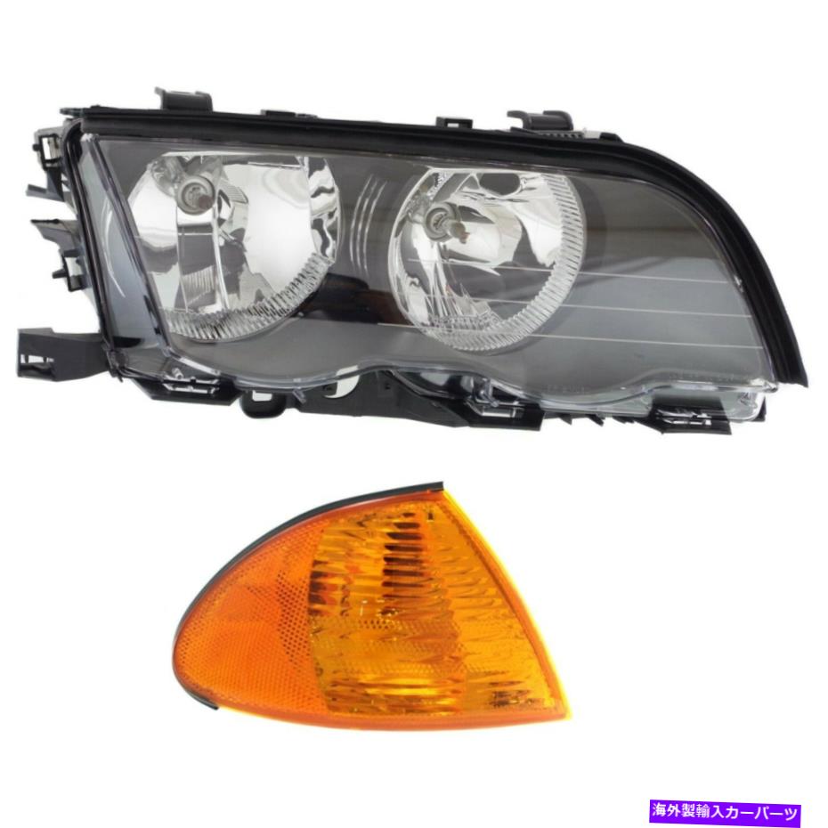 USヘッドライト 320 323 325 328 320 328 330 Rhハンドセダン New Auto Light Kit Passenger Right Side for 320 323 325 328 330 RH Hand Sedan【並行輸入品】 35,688円