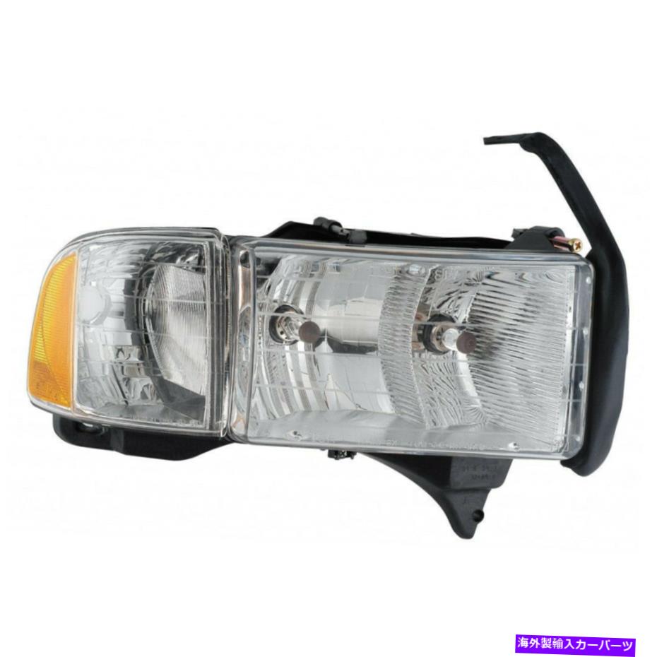 USヘッドライト Dodge Pickup Headlight 1999-2002 Prassenter Side for CH2503123 55077024AC. Fits Dodge Pickup Headlight 1999-2002 Passenger Side For CH2503123 | 55077024AC【並行輸入品】