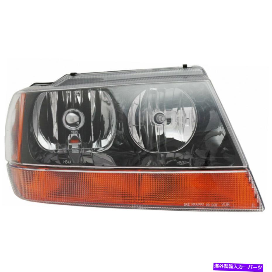 USヘッドライト フィッツ1999-2004ジープグランドチェロキーラレード| SPRT旅客ヘッドライトドットCH2503138 Fits 1999-2004 Jeep Grand Cherokee LAREDO|SPRT Passenger Headlight DOT CH2503138【並行輸入品】