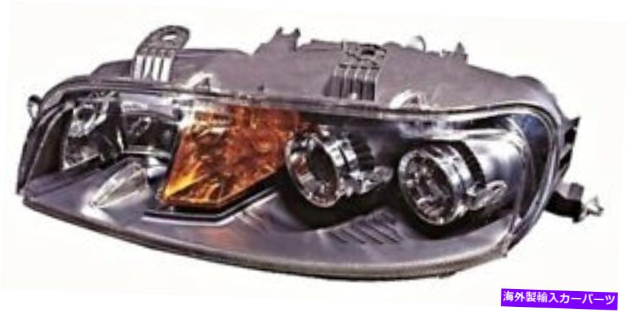 USヘッドライト Fiat Punto 2001-2003フォグライト付きの電気ヘッドライトフロントランプ2002 Fiat Punto 2001-2003 Electric Headlight Front Lamp With Fog Light RIGHT RH 2002【並行輸入品】