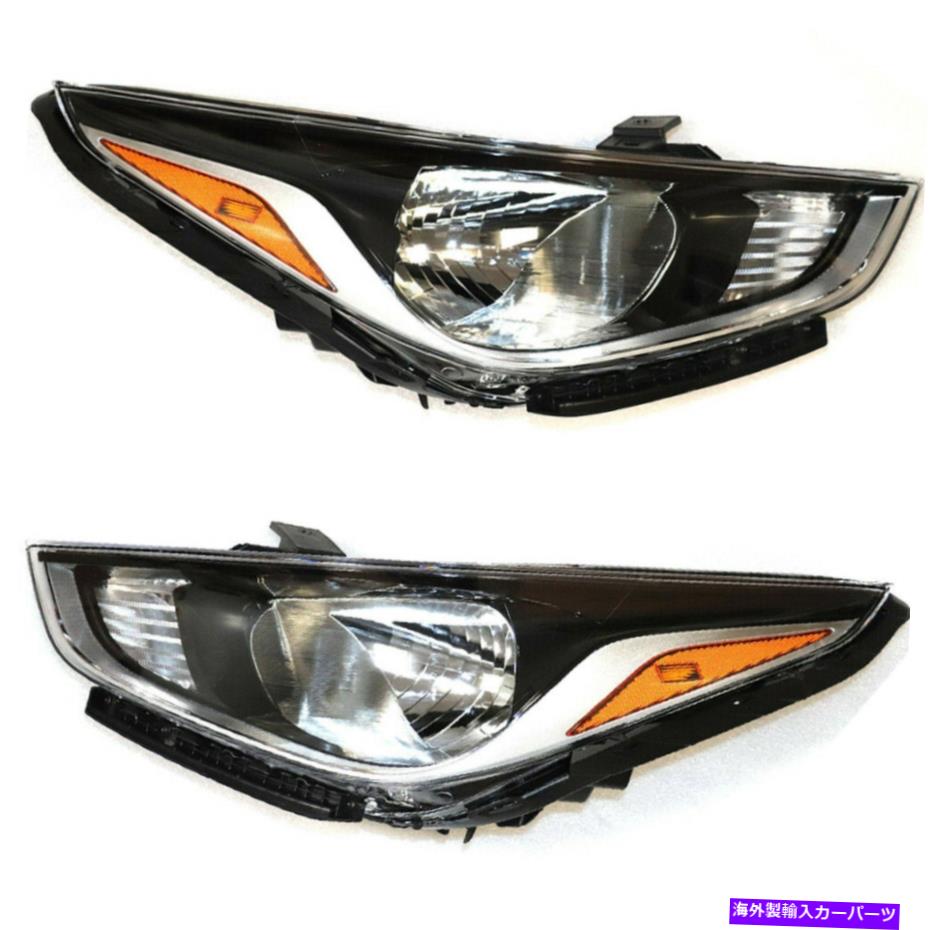 USヘッドライト ヒュンダイアクセントクリア18-20クロームハウジング左ドライバーコンポジット Headlight For Hyundai Accent Clear 18-20 Chrome Housing Left Driver Composite US【並行輸入品】