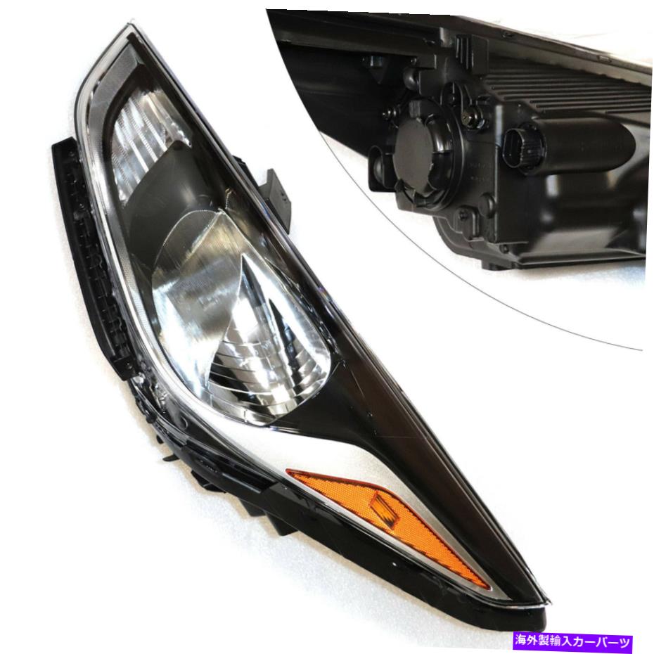 USヘッドライト Headlampヘッドライトドライバ側LHの交換のフィット2018-2020 Hyundaiアクセント Headlamp Headlight Driver Side LH Replacement Fit For 2018-2020 Hyundai Accent【並行輸入品】