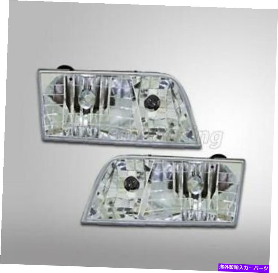 USヘッドライト 2006-2011フォードクラウンビクトリアW /ソケットのための左+右置換ヘッドライト Left + Right Replacement Headlights For 2006-2011 FORD CROWN VICTORIA w/ Socket【並行輸入品】